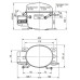 Компрессор HYB60MHU (R-600a, LBP) CUBIGEL